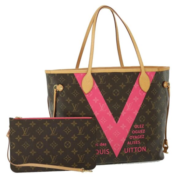 LOUIS VUITTON Monogram Neverfull MM Tote Bag Grenard M41602 LV Auth 51265AV - Picture 1 of 16